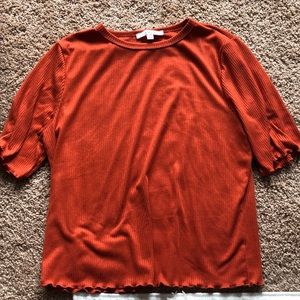 Like new orange shirt!